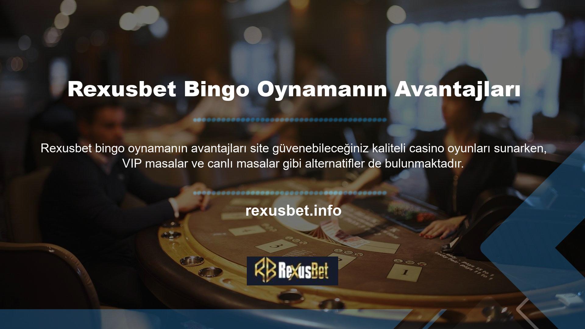 Casino oyunları oynamaktan ve kazanmaktan hoşlanıyorsanız, Rexusbet göz atın